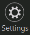 Picture showing the Settings button in a Windows Desktop Client.